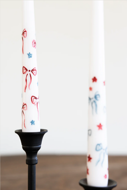 Bows & Stars Candle