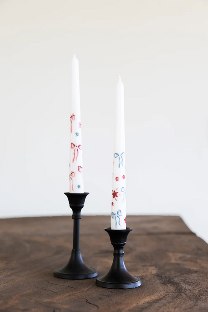 Bows & Stars Candle